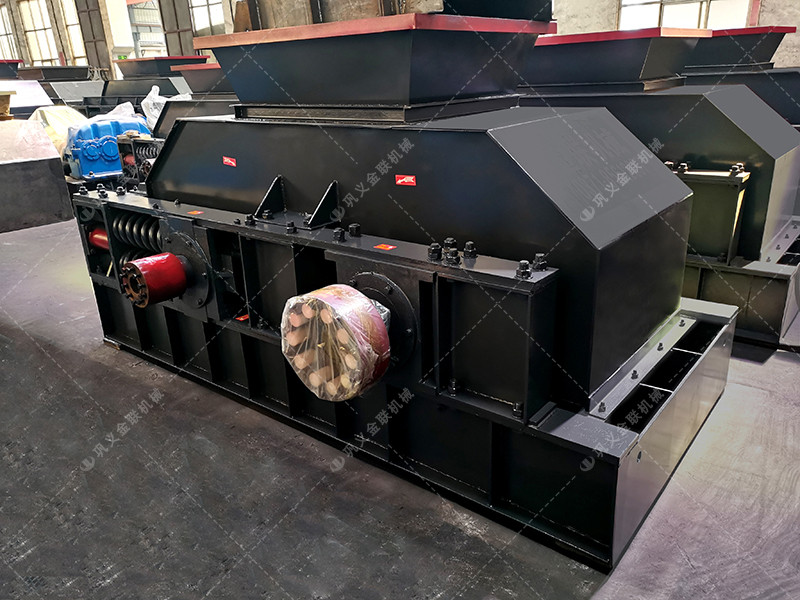 2PG1000×700連軸對輥草莓视频污在线观看發貨現場圖片_發往廣東_玄武岩製砂